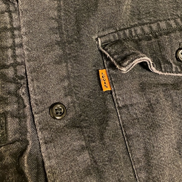 Levi’s Orange Tab Vintage Inspired Boxy Button Up - Picture 4 of 6